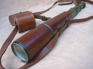 N & Z WW1  Tel Sig, GS, 3 draw telescope with extra lens