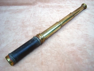 19th century 3 draw pocket telescope