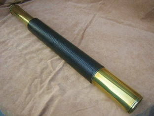 Early 19th century single draw ships telescope