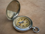 F Barker & Son MKVI military pocket compass 1922