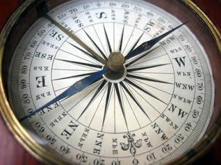 Close up of dial
