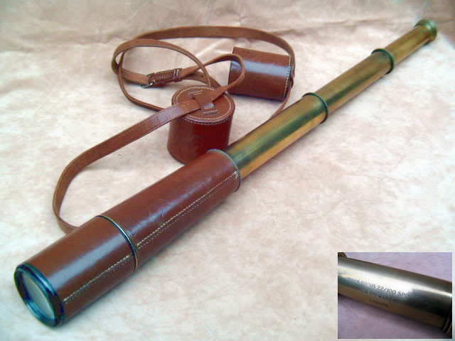 Vintage 3 draw field telescope by J H Steward London