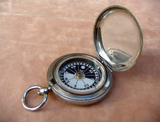 1916 Military Officers pocket compass by Dennison