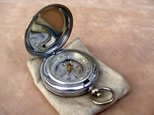 French pocket watch style night compass
