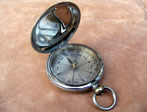 Vintage English hunter cased pocket compass