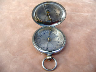 English hunter cased pocket compass