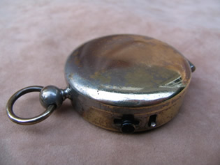 Vintage dry card pocket compass