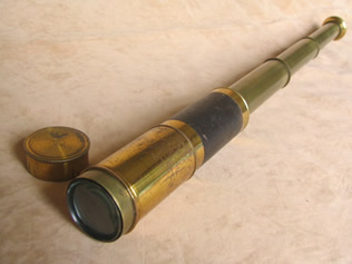 19th century marine pocket telescope