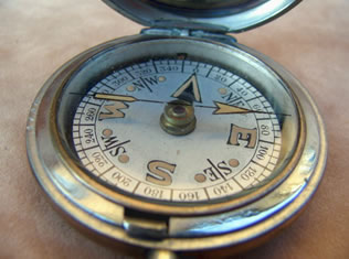 Hunter cased Dennison pocket compass 1918