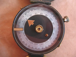WW1 Verner's style prismatic marching compass