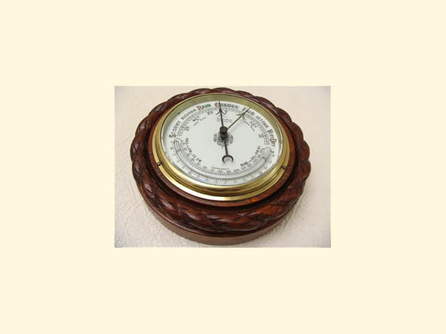 19th century aneroid barometer by Gray & Selby, Nottingham
