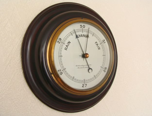 Edwardian aneroid barometer by Thos Armstrong & Bros