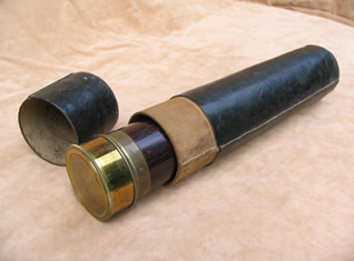 19th century 4 draw ships telescope