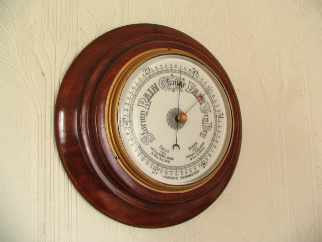 Early 20th century mahogany cased barometer