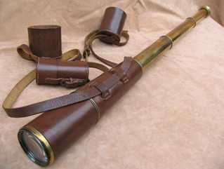 WW1 period 3 draw telescope by Dollond London