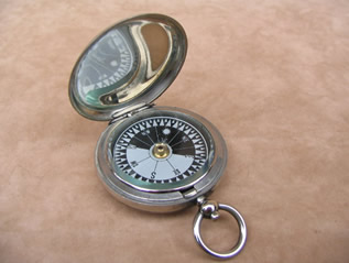 WW1 hunter cased pocket compass Short & Mason