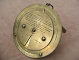 Negretti & Zambra brass desktop weather forecaster