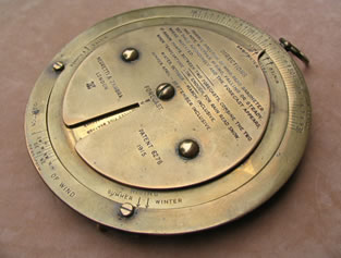 Negretti & Zambra brass weather forecaster