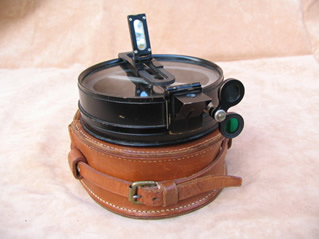 1930's prismatic artillery compass by Stanley London