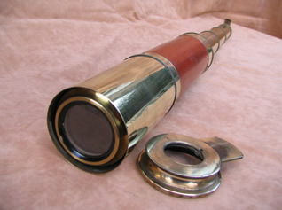 JP Cutts 3 draw ships telescope circa 1850-1860