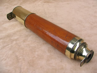 19th century 2 draw maritime telescope by Richardson London
