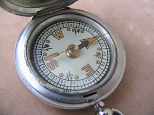 Close up of floating dial