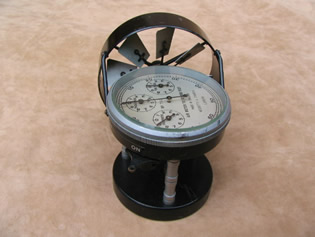 Vintage airflow meter by Negretti & Zambra London