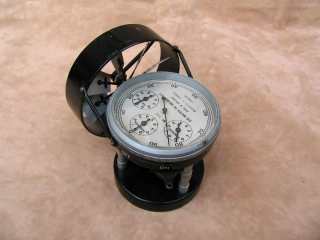 Vintage airflow meter by Negretti & Zambra London