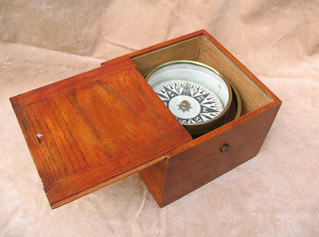 Mid 19th century ships compass