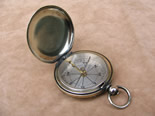 Vintage full hunter cased pocket compass