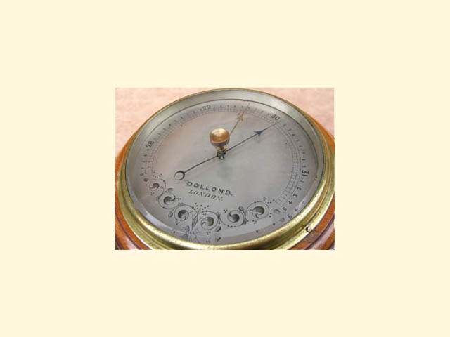 Aneroid wall barometer by Dollond London circa 1910