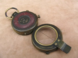 View of compass underside with anti slip ring