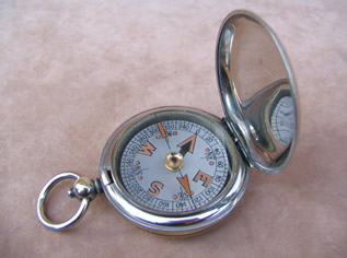 1918 British Army Officers MK VI pocket compass