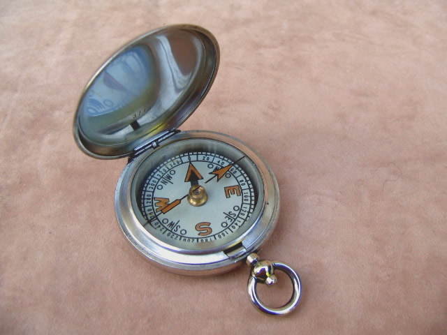 Military style Dennison cased pocket compass