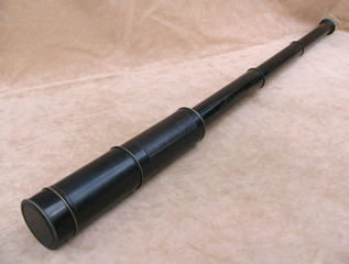 Late 19th century 3 draw ships telescope