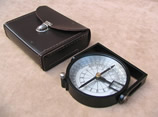 Unsigned Francis Barker & Son handle compass & clinometer