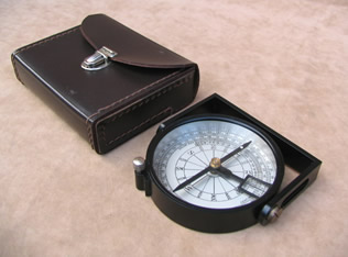 Francis Barker & Son handle compass