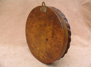 Rear view of barometer