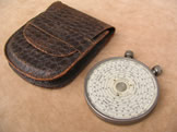Fowlers 2 sided Long scale vest pocket calculator