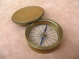 Antique pocket compass circa 1825