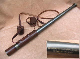 Vintage 3 draw field telescope for spotting or stalking
