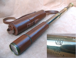 Broadhurst Clarkson WW2 Tel. Sct. Regt Mk II s telescope