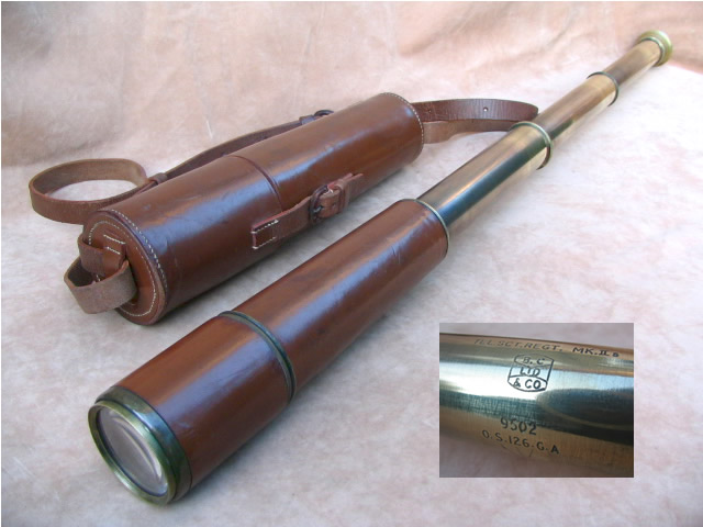 Broadhurst Clarkson WW2 Tel. Sct. Regt. MK II telescope