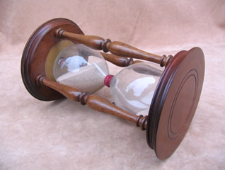 Large Edwardian 60 minute Hourglass