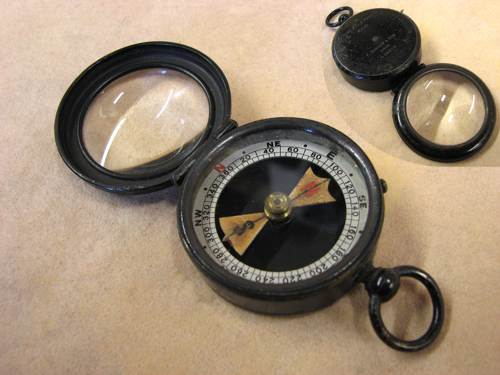 Scientific Collectables for Early Francis Barker 'Prospecting Compass ...