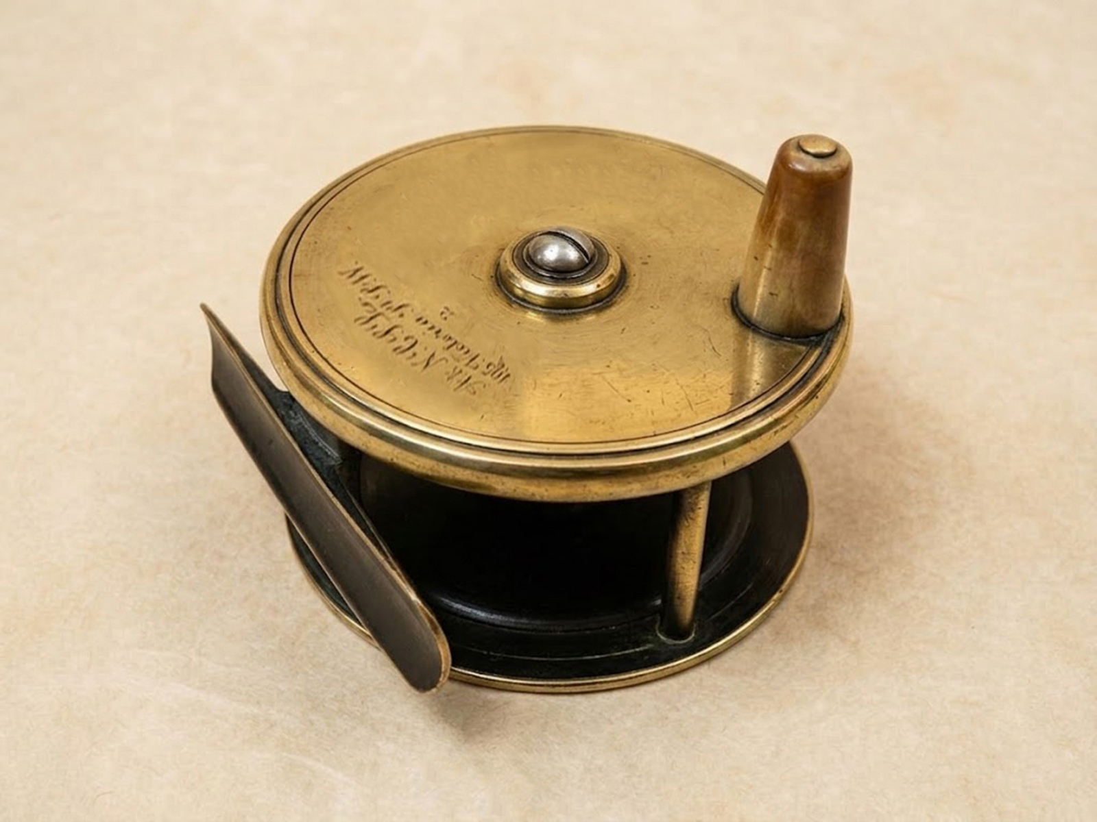 1902 Army & Navy brass reel