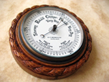 Large rope twist aneroid barometer