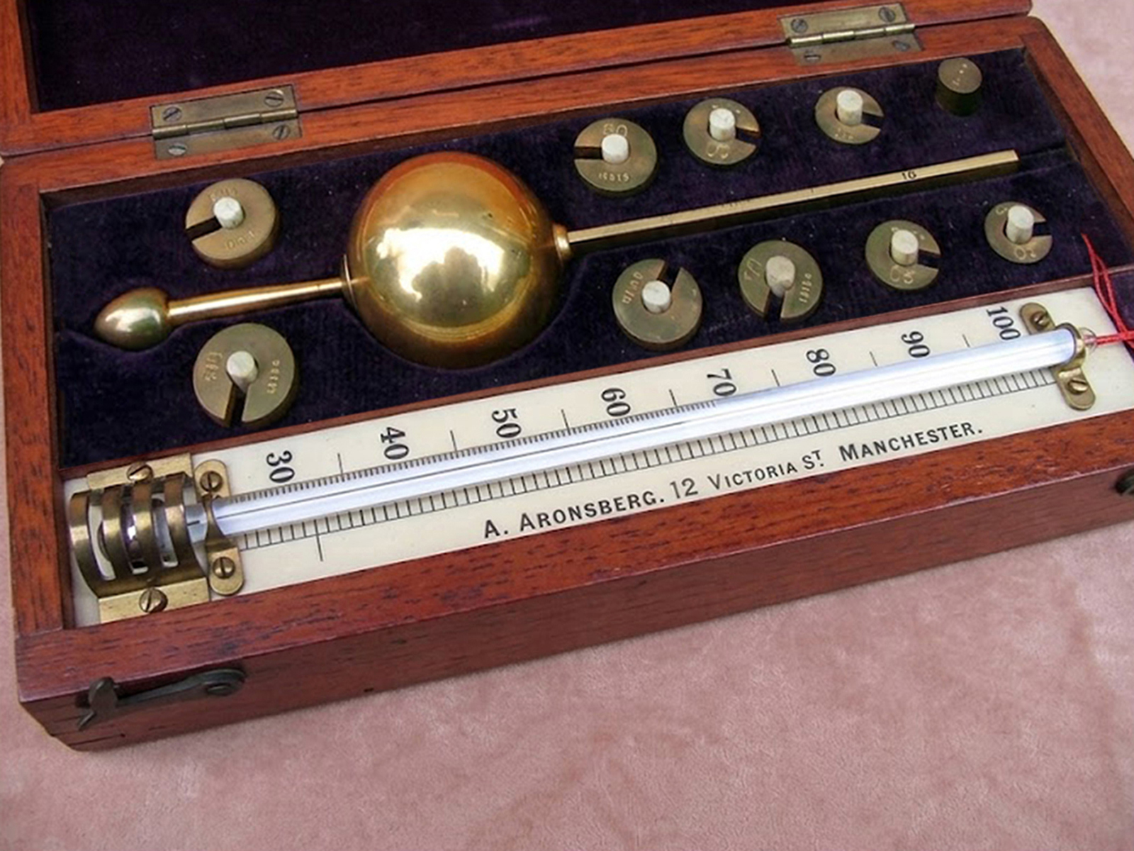 Sikes Hydrometer by Aronsberg
