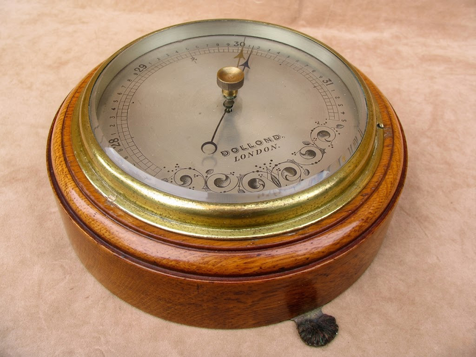 Dollond wall barometer circa 1910