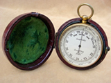Army & Navy aneroid pocket barometer with altimeter